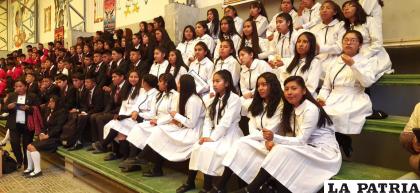 La mayor cantidad de estudiantes pertenecen al distrito de Oruro /LA PATRIA/ARCHIVO