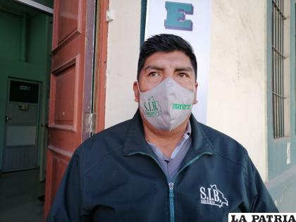 Presidente de la SIB Oruro, Teófilo Cruz 
/LA PATRIA
