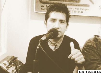 Una imagen del periodista Juan Carlos Mamani de Radio Yungas /RR.SS. Juan Carlos Mamani.