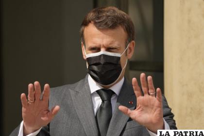El presidente francés Emmanuel Macron /AP Foto/Francois Mori