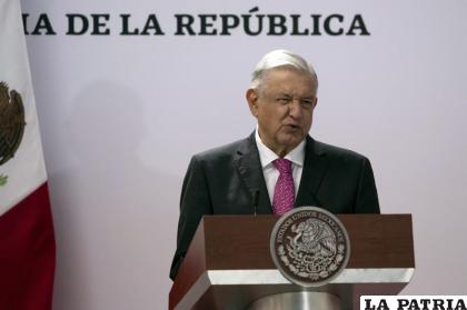 El presidente Andrés Manuel López Obrador /AP Foto/Fernando Llano