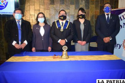 El nuevo directorio del Rotary San Miguel /LA PATRIA