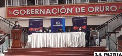 Autoridades nacionales, departamentales y municipales estuvieron en esta reunión /LA PATRIA