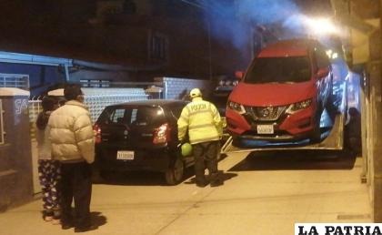 El conductor fue encontrado en estado etílico en el Pasaje 21 de Enero /LA PATRIA