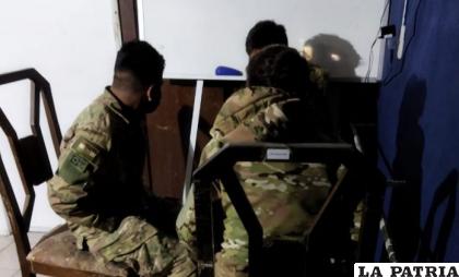 Los militares fueron aprehendidos en presunto estado de ebriedad /Erbol