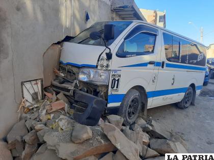 El choque al domicilio se registró ayer por la mañana /LA PATRIA