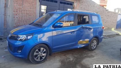 El taxista persiguió al infractor luego de haber sido colisionado /LA PATRIA