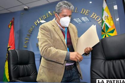 El Ministro de Defensa, Edmundo Novillo  /LA PATRIA APG