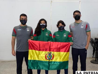 Los nadadores Torrez y Castillo ya se encuentran en Tokio /RR.SS.