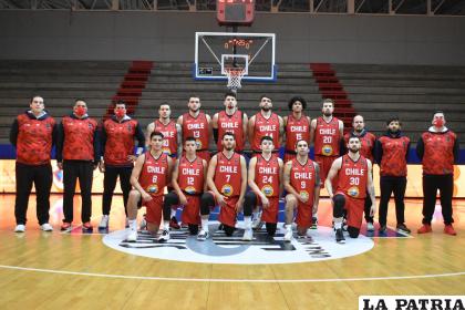 La selección chilena de baloncesto es la favorita en esta competencia /Febachile