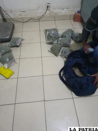 Aparentemente la sustancia sería marihuana y cocaína /LA PATRIA