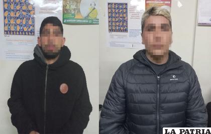 Ambos súbditos chilenos fueron aprehendidos por personal policial /LA PATRIA