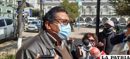 Con otro argumento, el presidente del Comité Cívico, Cecilio Pérez ratificó el bloqueo /LA PATRIA