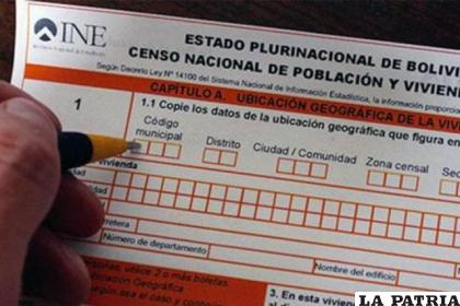Censo 2022 /OXÍGENO.BO