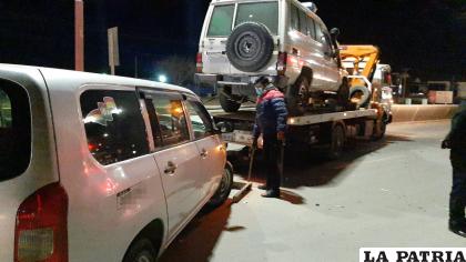 Ambos motorizados fueron trasladados para proseguir con la investigación /LA PATRIA