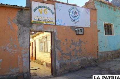 Los ambientes de este centro pertenecían a una antigua escuela de la zona Sur de la ciudad de Oruro /LA PATRIA