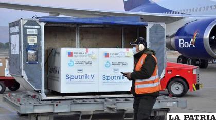 Lote de las vacunas rusas antivovid, Sputnik V /Archivo INTERNET