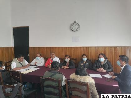 La delegación orureña cumplió una buena labor en Llallagua /LA PATRIA