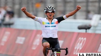 El ecuatoriano Richard Carapaz logró oro en ciclismo /EFE