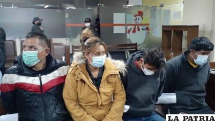 Los cuatro sindicados irán a la cárcel con detención preventiva /Opinión