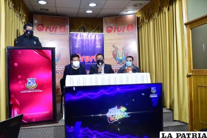 Conferencia de prensa sobre el inicio del festival /LA PATRIA