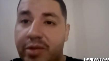 El colombiano se contactó con la red Unitel 
/ Captura de video
