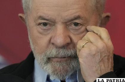 El expresidente de Brasil y actual candidato Luiz Inácio Lula da Silva /AP Foto/Andre Penner