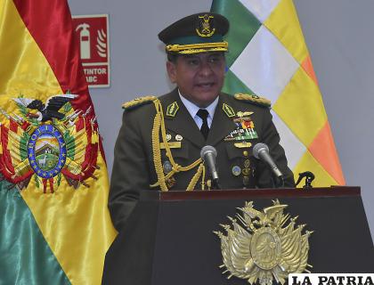 El nuevo comandante de Policía, General Orlando
Ponce /APG
