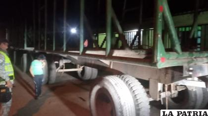 Se habrían estrellado contra la chata de un tractor 
/Cortesía