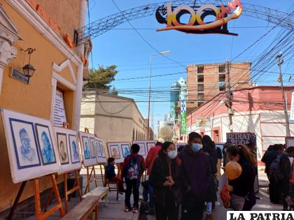 En algunos meses esta calle tendrá una fisonomía con toque artístico /LA PATRIA