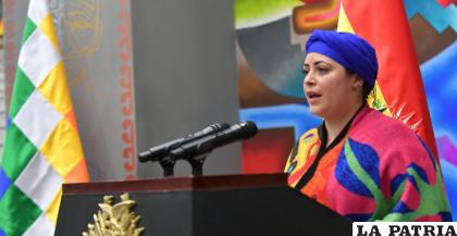 La ministra de la Presidencia, Maria Nela Prada /Archivo Internet