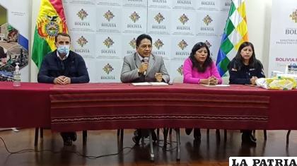 Silva instó a la población a que emita sus quejas en oficinas del Ministerio de Justicia /Erbol