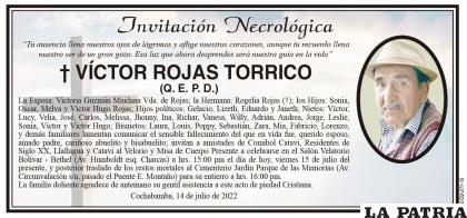 VÍCTOR ROJAS TORRICO