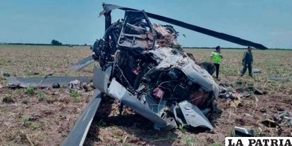 Otras de las escenas del accidente aéreo /Internet
