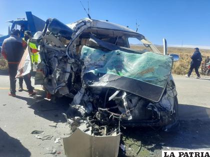 El conductor perdió el control de su motorizado /LA PATRIA
