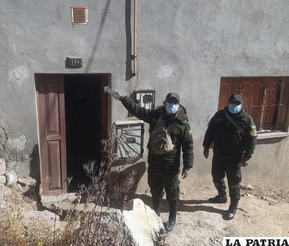 En esta vivienda fue encontrado sin vida /LA PATRIA
