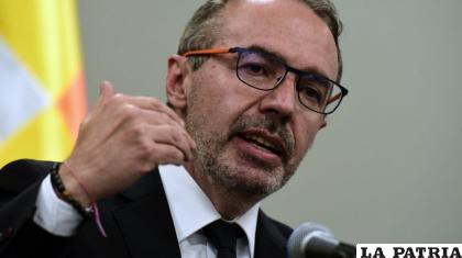 El vocero presidencial Jorge Richter / LA RAZÓN