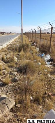 El sector de la ciudad tenía mucha basura /Cortesía