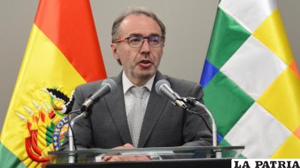 El vocero presidencial Jorge Richter / ABI