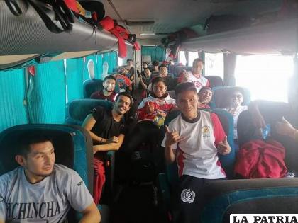 El equipo de Pichincha llegó a Oruro con anticipación y se vino con todo /Club Pichincha