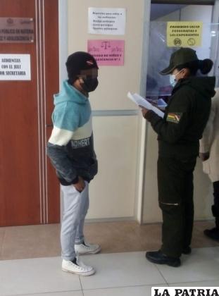 El adolescente tiene detención preventiva según informe de la DIO /LA PATRIA
