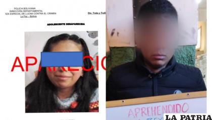El novio terminó aprehendido e investigado por corrupción de menores /Urgento.bo