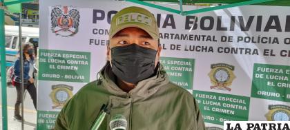 El subteniente Matías brindó detalles del hecho /LA PATRIA
