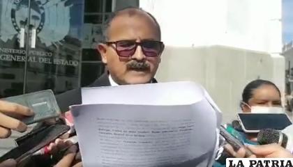 El representante del Comité dijo que es la tercera vez que se presenta la denuncia /captura
