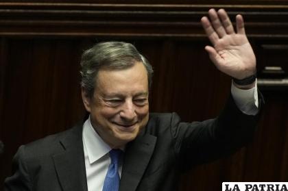 El primer ministro italiano Mario Draghi
/AP Foto /Andrew Medichini