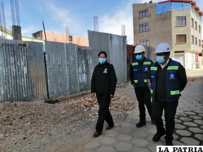 Inspección al área donde será emplazada la ampliación del centro /LA PATRIA
