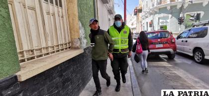 El implicado fue aprehendido y llevado a la fuerza anticrimen /Policía