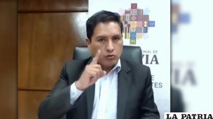 El ministro de Salud, Jeyson Auza /Archivo ANF