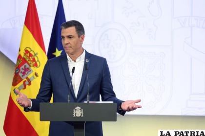 El presidente del gobierno español, Pedro Sánchez  
/Eduardo Parra/Europa Press vía AP