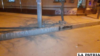 Protagonizó un accidente vial la noche del viernes /LA PATRIA
